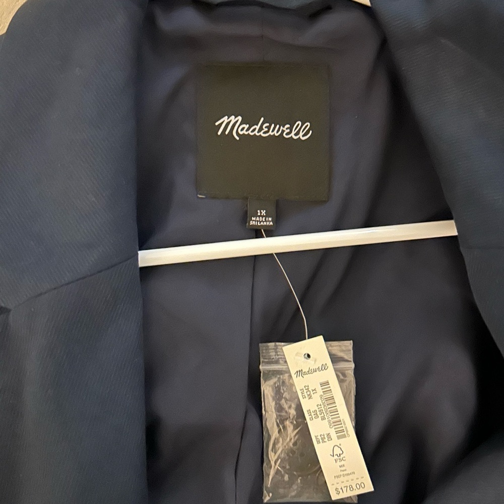 Madewell Larsen Blue Blazer - Picture 2 of 2
